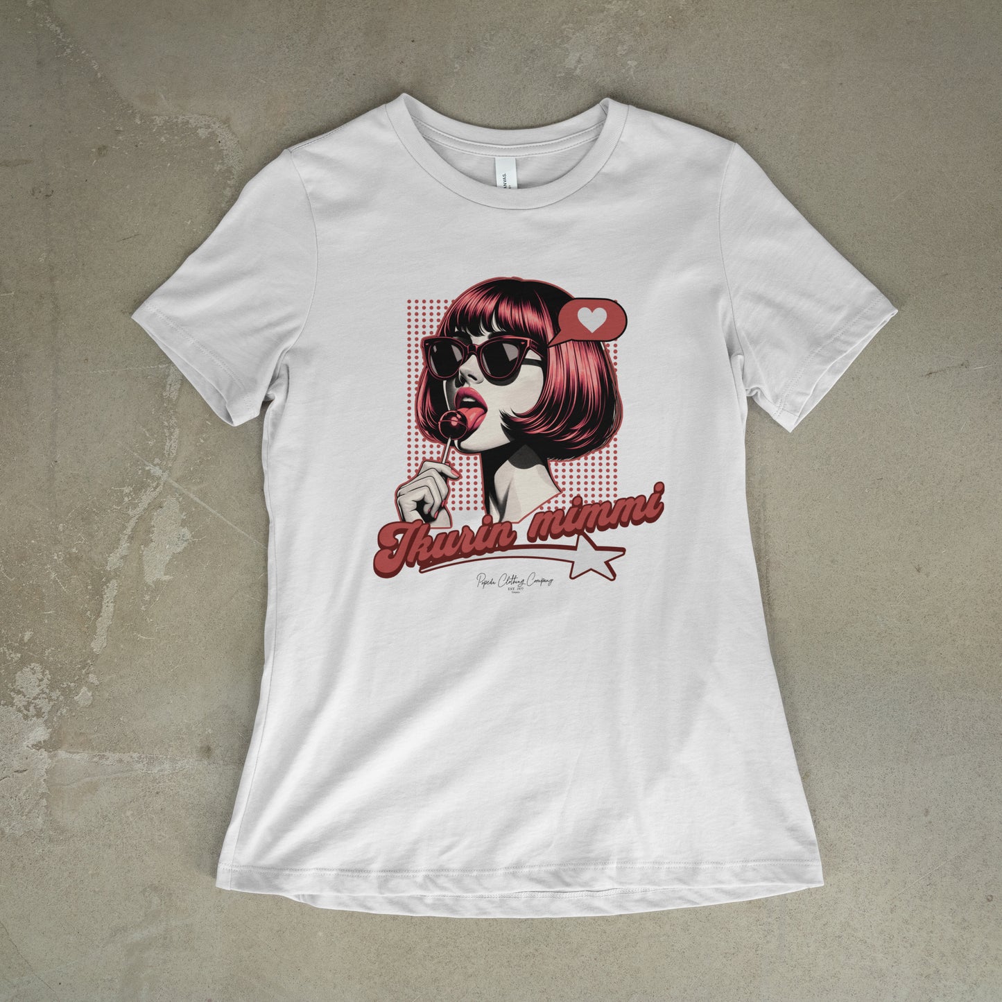 Popeda Ikurin mimmi Lady-Fit T-paita