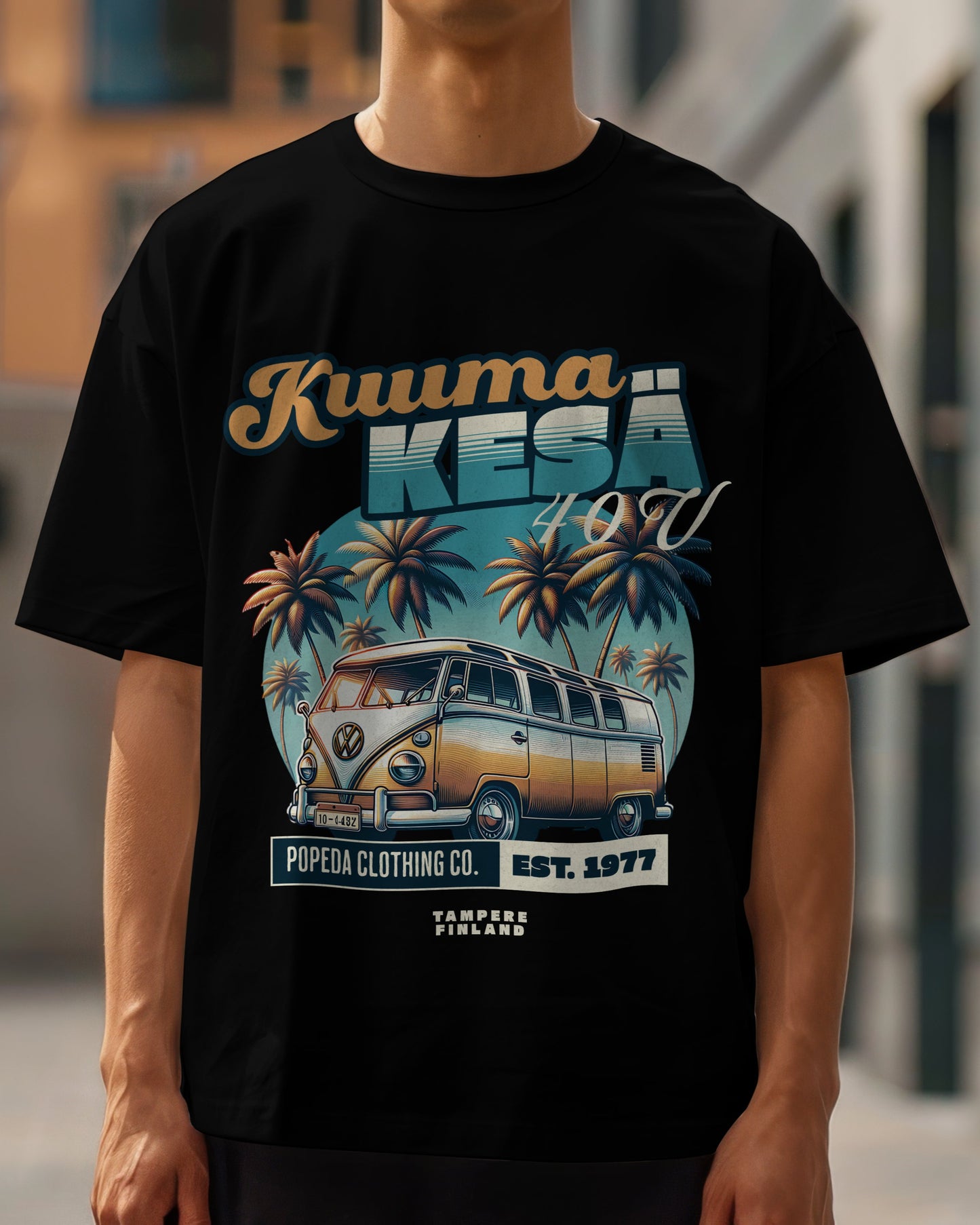 Popeda Kuuma Kesä 40v T-paita