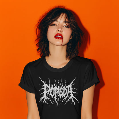 Popeda Black Metal Lady-Fit T-paita