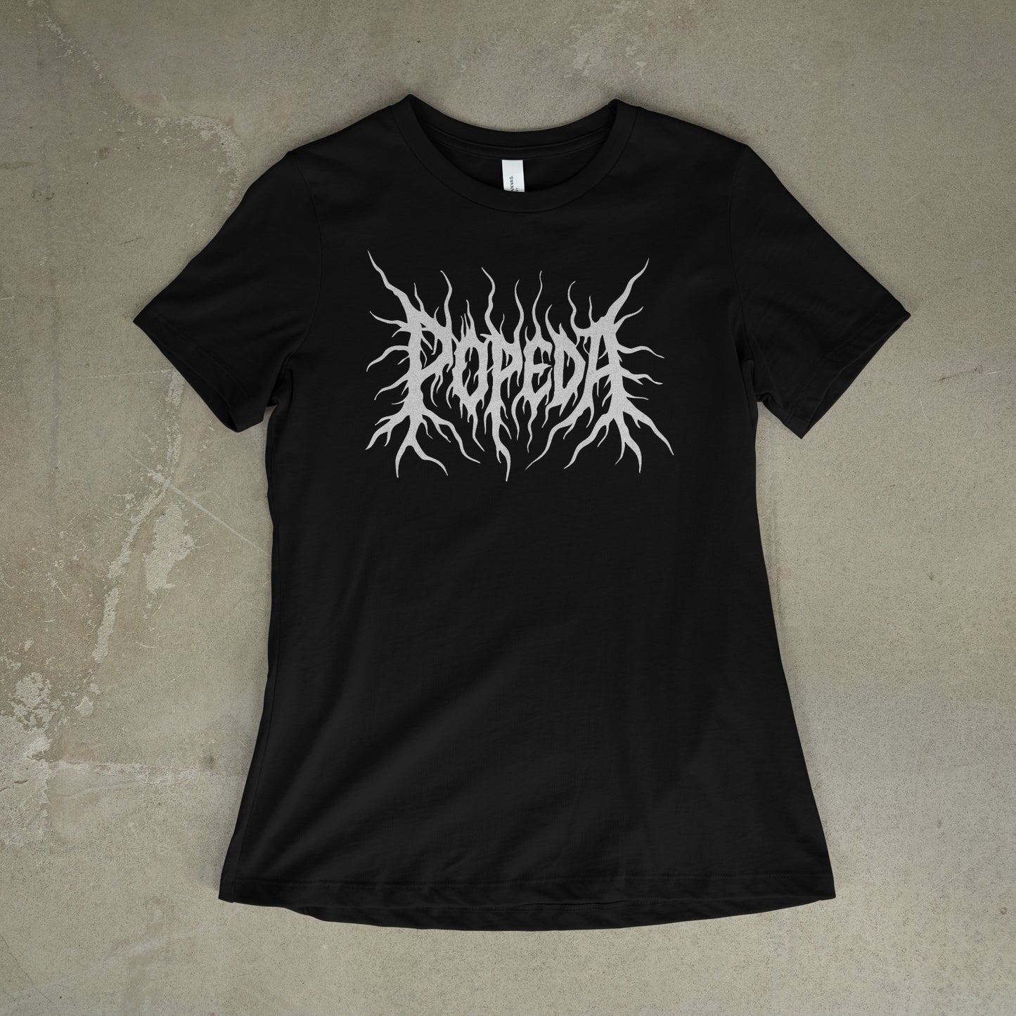 Popeda Black Metal Lady-Fit T-paita