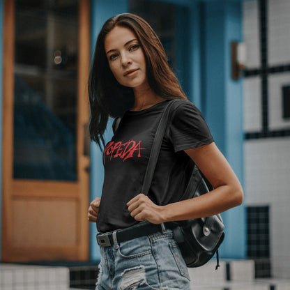 Popeda Logo Lady-Fit T-paita
