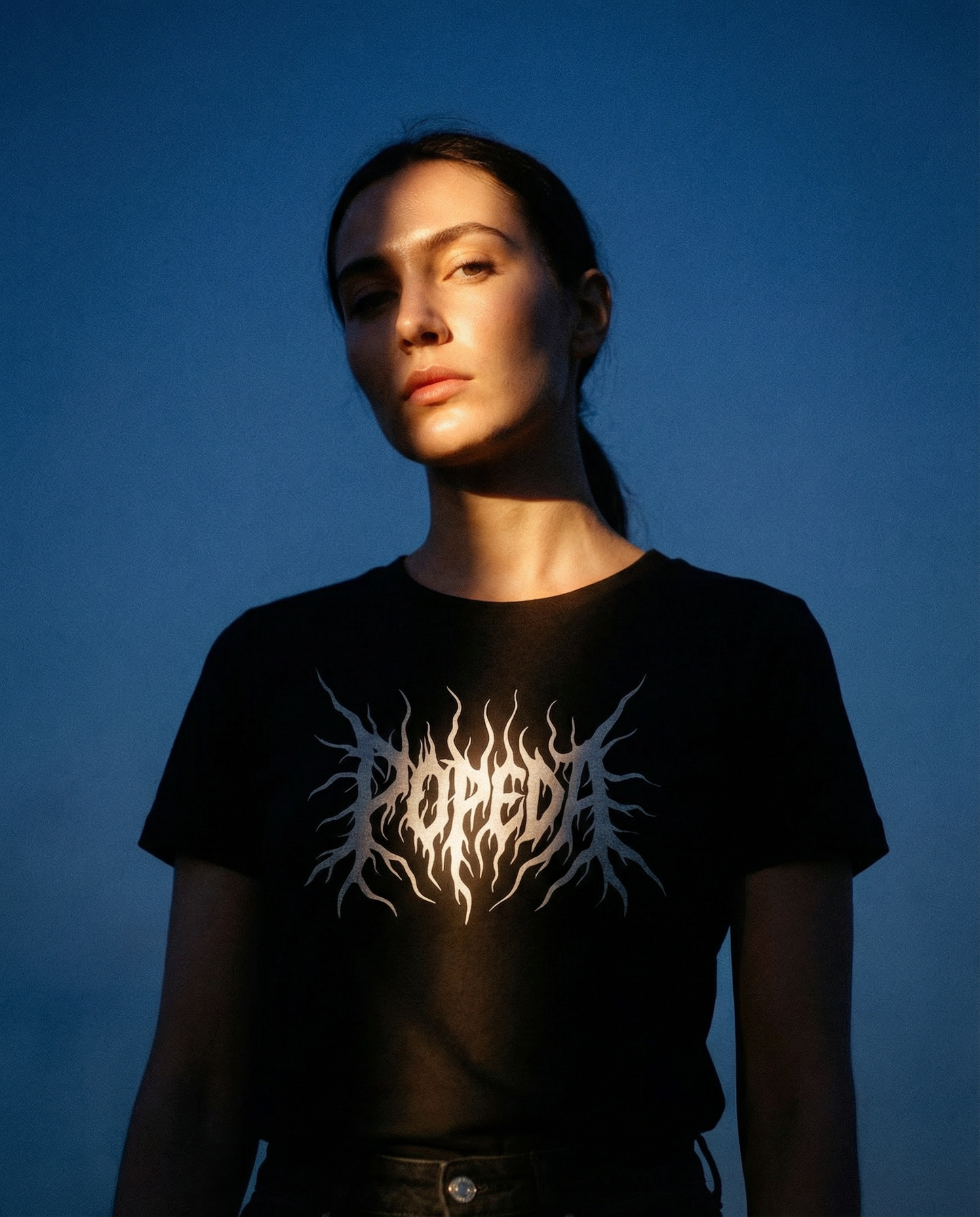 Popeda Black Metal Lady-Fit T-paita