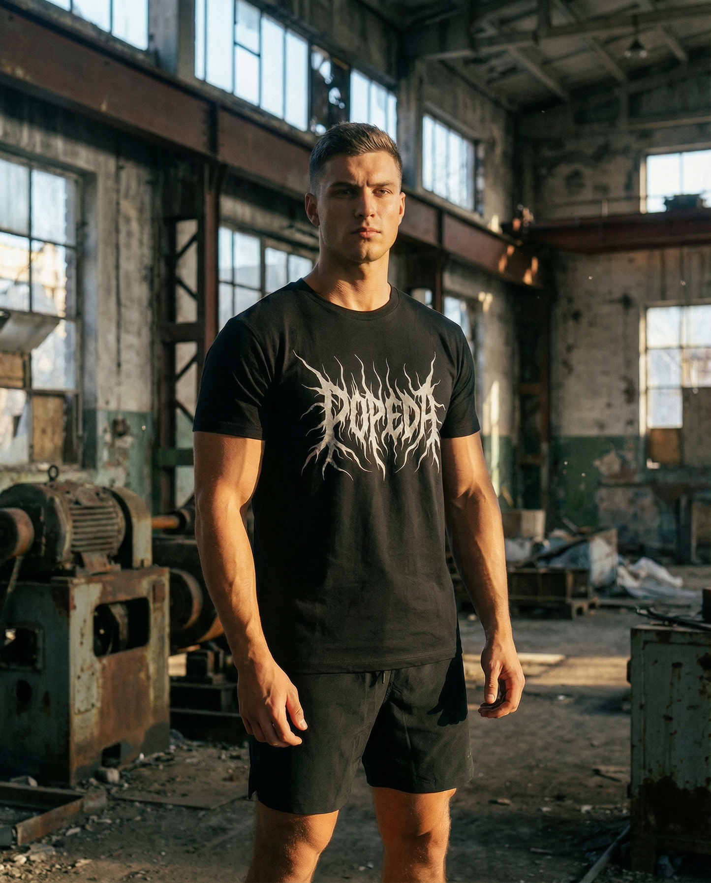 Popeda Black Metal Unisex T-paita