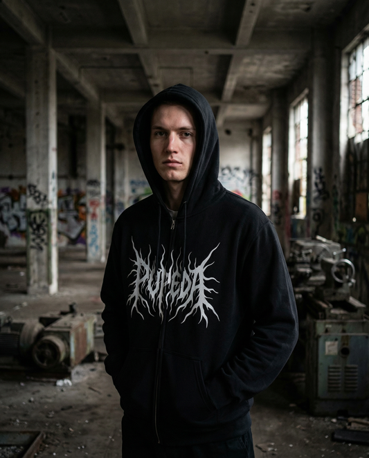 Popeda Black Metal vetoketjuhuppari