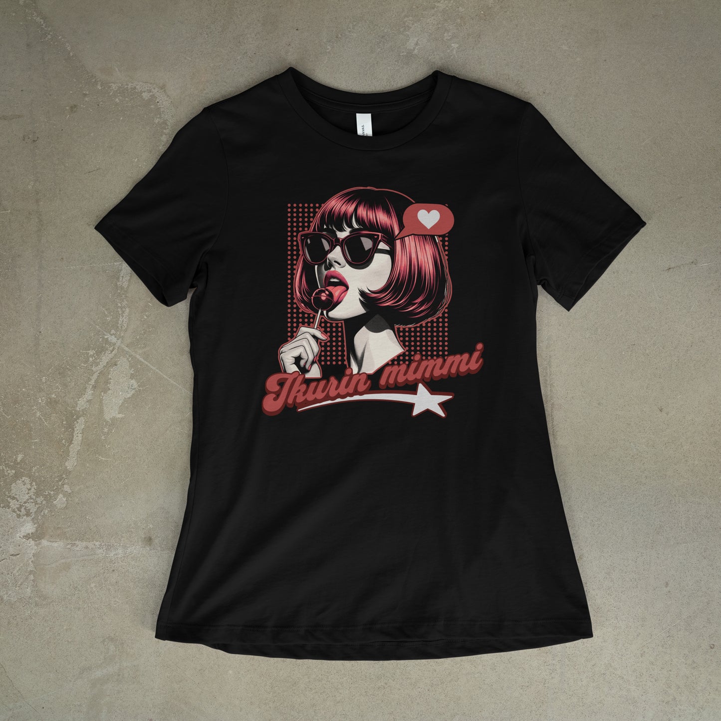 Popeda Ikurin mimmi Lady-Fit T-paita