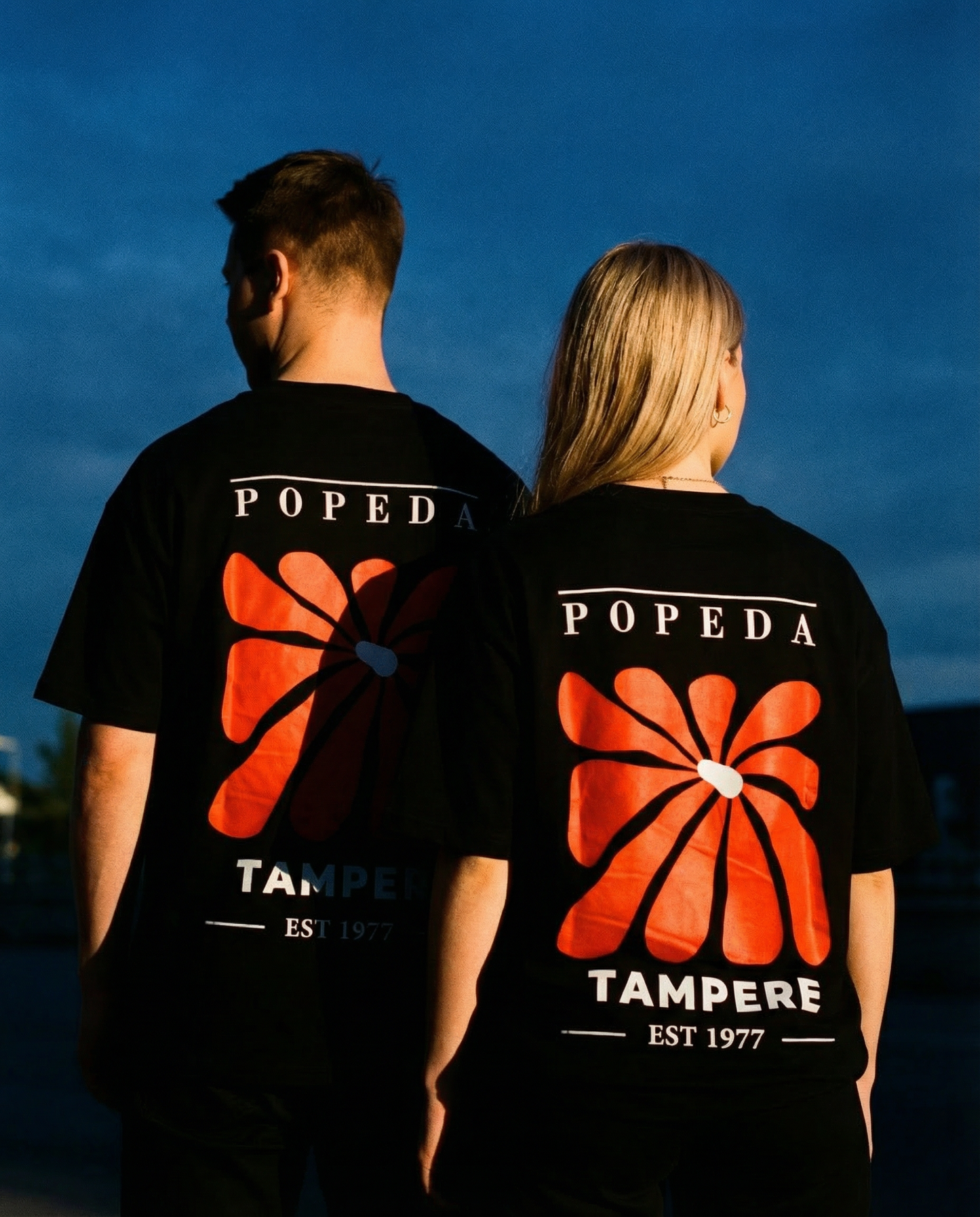 Popeda Flower Power Oversize T-paita