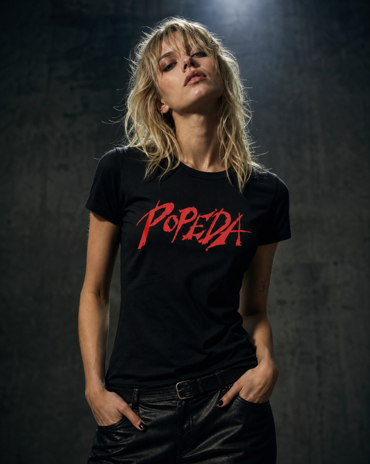 Popeda Logo Lady-Fit T-paita