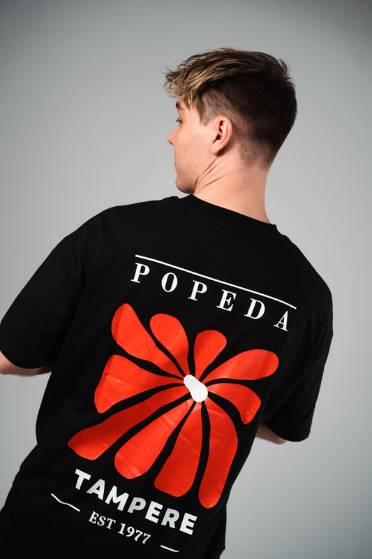 Popeda Flower Power Oversize T-paita